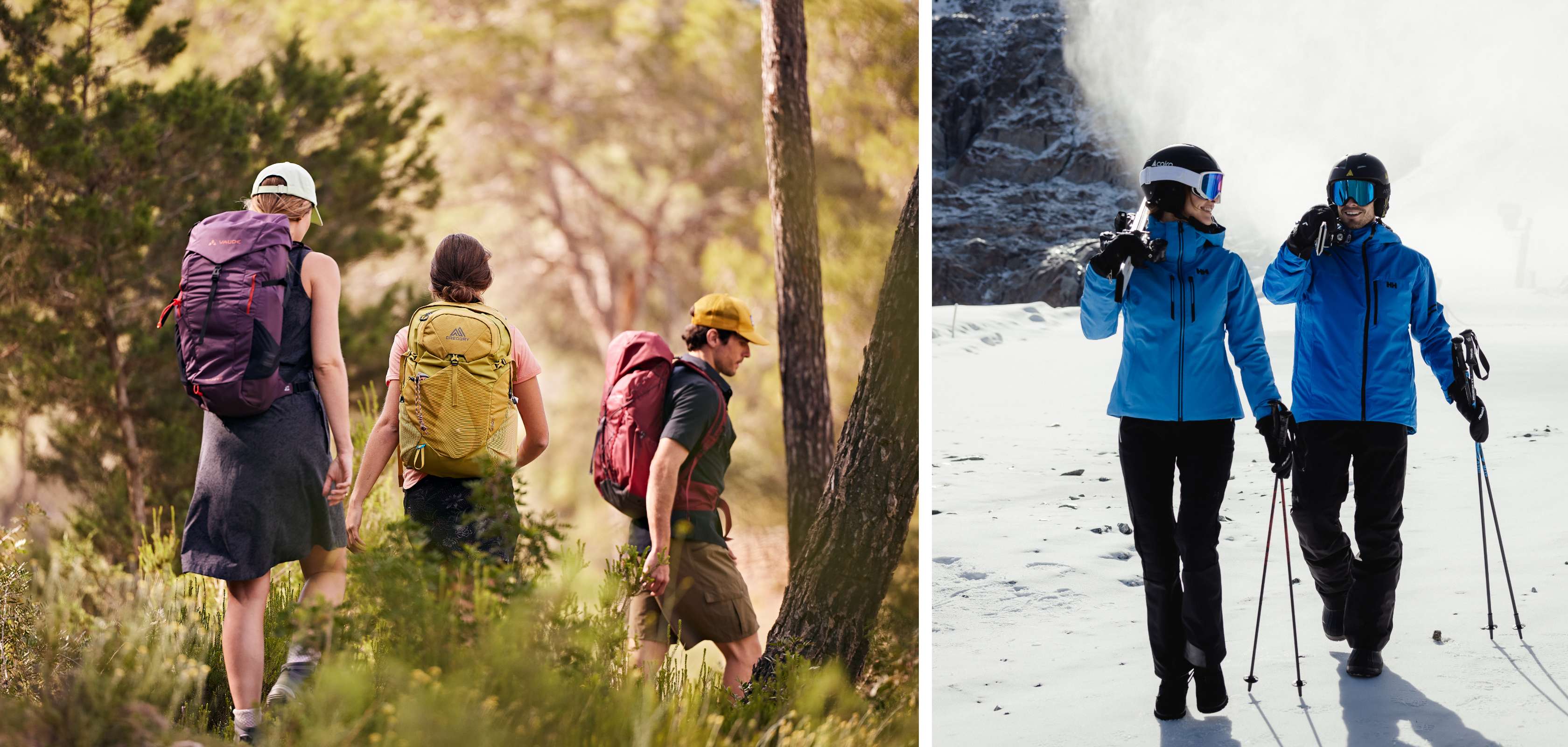 Kampeermateriaal en trekkingrugzakken om te huren bij A.S.Adventure en betalen met ecocheques