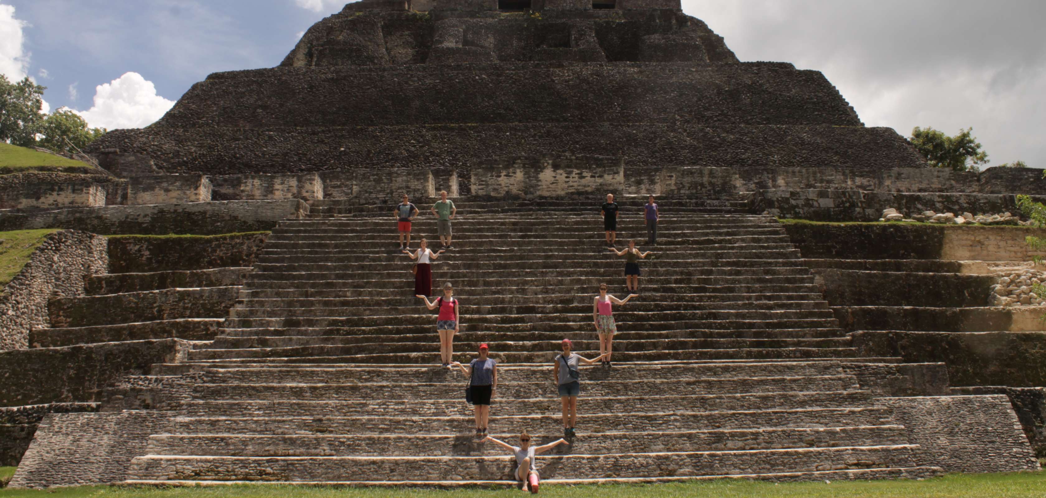 Des gens lors voyages en groupe au Guatemala, le Belize et le Mexique