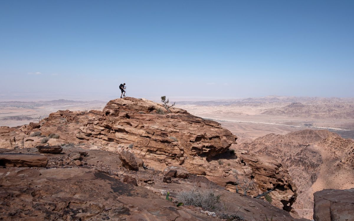 Randonnée dans le désert sur le Jordan Trail