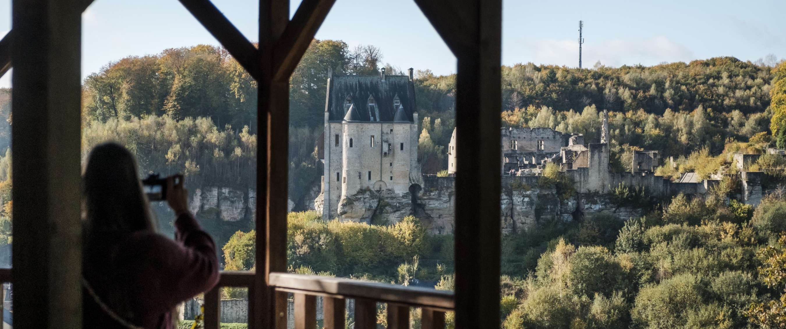 Point de vue sur le Mullerthal trail au Luxembourg