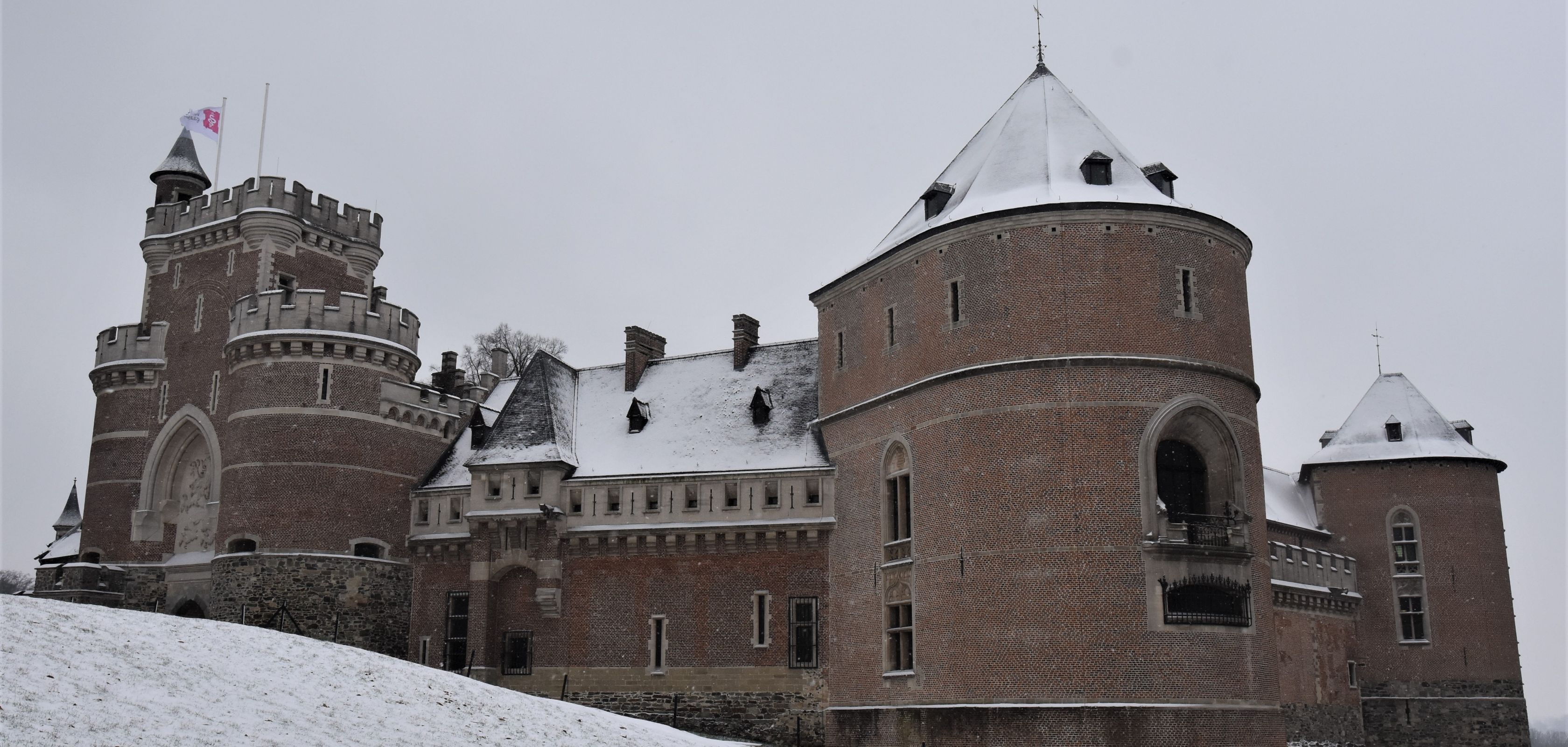 De Gaasbeek in Vlaams-Brabant voor een mooie wandeling in de sneeuw